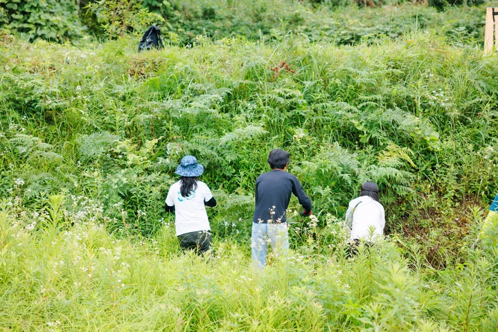 神戸の自然共生サイトで学ぶ 棚田の環境維持体験