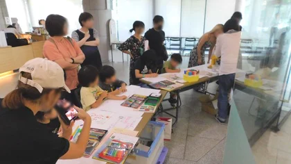 美術館で大人も子供もぬり絵_メイン画像