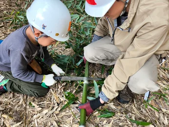 親子で楽しむマイ竹箸づくりと竹筒ごはんin多井畑_メイン画像